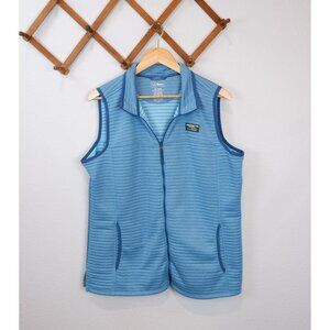 L.L. Bean Womens Airlight Quilted Blue Outdoor Hiking Vest, size XL